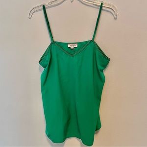 ☀️ Green Silk Tank